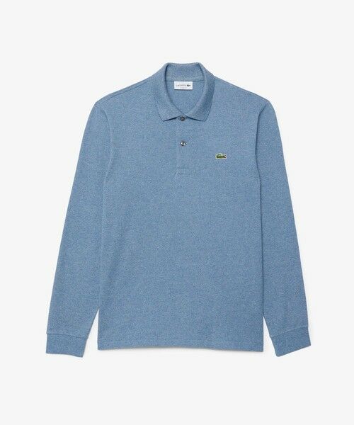 LACOSTE / ラコステ ポロシャツ | 長袖 リブ メランジカラ-ポロシャツ L1313 (杢・長袖) | 詳細4