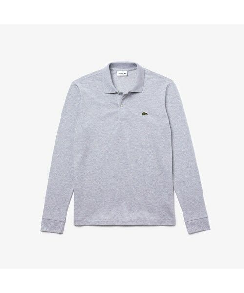 LACOSTE / ラコステ ポロシャツ | 長袖 リブ カラ-ポロシャツ L1313 （杢・長袖) | 詳細8