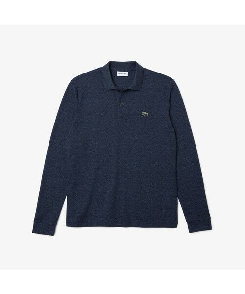 LACOSTE / ラコステ ポロシャツ | 長袖 リブ カラ-ポロシャツ L1313 （杢・長袖) | 詳細13