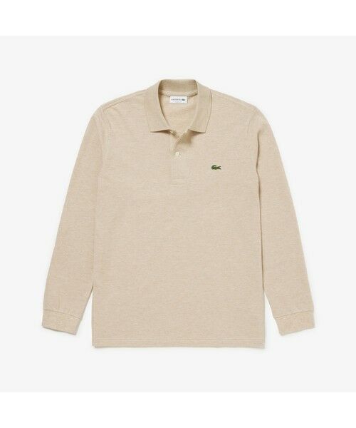 LACOSTE / ラコステ ポロシャツ | 長袖 リブ メランジカラ-ポロシャツ L1313 (杢・長袖) | 詳細10