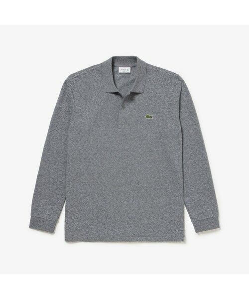 LACOSTE / ラコステ ポロシャツ | 長袖 リブ カラ-ポロシャツ L1313 （杢・長袖) | 詳細20