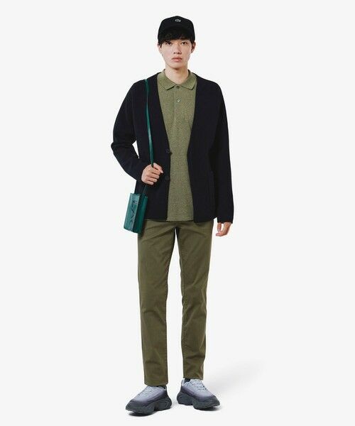 LACOSTE / ラコステ ポロシャツ | 長袖 リブ メランジカラ-ポロシャツ L1313 (杢・長袖) | 詳細14