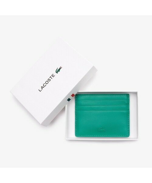 LACOSTE / ラコステ カードケース・名刺入れ・定期入れ | FGシーズナル カラーブロックレザーカードホルダー | 詳細6