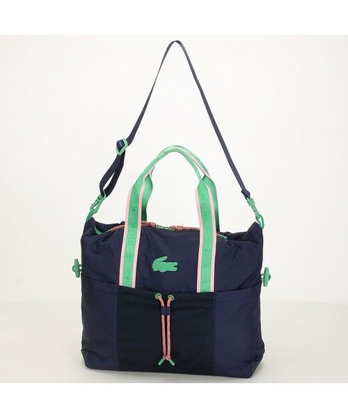 LACOSTE / ラコステ トートバッグ | ウェルネス クロコハンドルナイロンスポーツバッグ | 詳細14