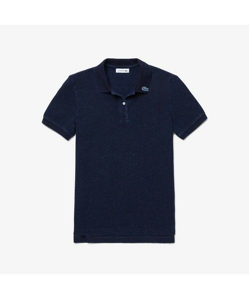 LACOSTE / ラコステ ポロシャツ | レギュラーフィットインディゴピケポロシャツ(半袖） | 詳細9