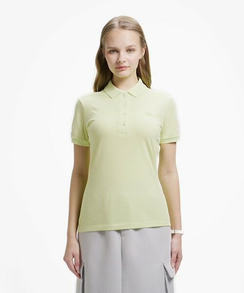 LACOSTE / ラコステ ポロシャツ | スリムフィット ストレッチコットンピケポロシャツ（半袖）（グリーン系その他2）