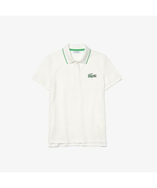 LACOSTE / ラコステ ポロシャツ | ストライプクロックエンブレムポロシャツ | 詳細4