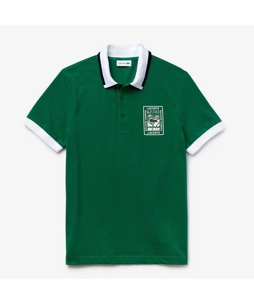 LACOSTE / ラコステ ポロシャツ | 『ROLAND GARROS』シリーズ レターボックスデザインポロシャツ (半袖) | 詳細6