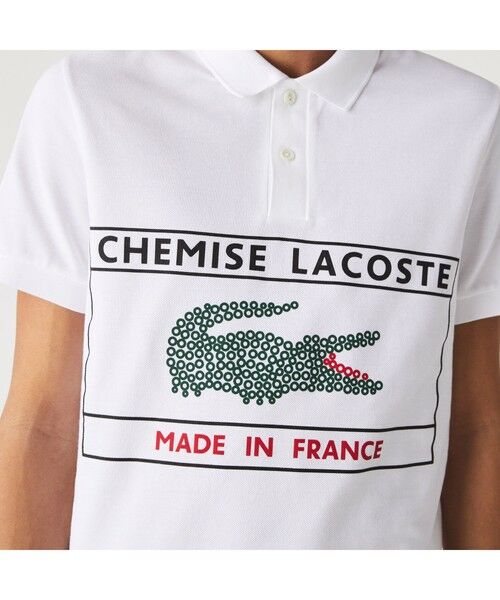 LACOSTE / ラコステ ポロシャツ | メイドインフランスボックスプリントポロシャツ | 詳細7