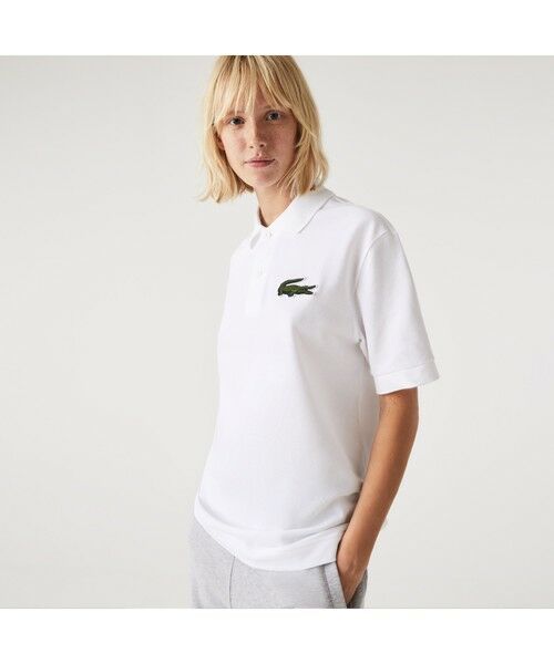 LACOSTE / ラコステ ポロシャツ | ルーズフィット コットン ピケ ポロシャツ | 詳細4