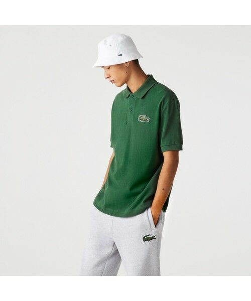 LACOSTE / ラコステ ポロシャツ | ルーズフィット コットン ピケ ポロシャツ | 詳細10