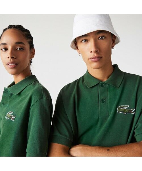 LACOSTE / ラコステ ポロシャツ | ルーズフィット コットン ピケ ポロシャツ | 詳細8