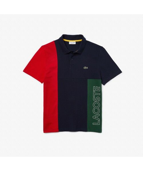 LACOSTE / ラコステ ポロシャツ | アシンメトリーカラーブロッキングポロシャツ | 詳細4