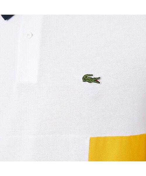 LACOSTE / ラコステ ポロシャツ | アシンメトリーカラーブロッキングポロシャツ | 詳細8