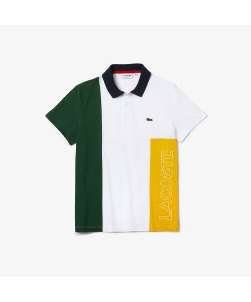 LACOSTE / ラコステ ポロシャツ | アシンメトリーカラーブロッキングポロシャツ | 詳細9