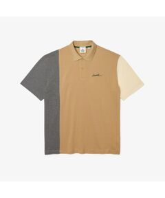 LACOSTE L!VE カラーブロッキングポロシャツ