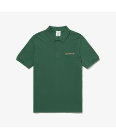 LACOSTE L!VE マルチカラーネームポロシャツ