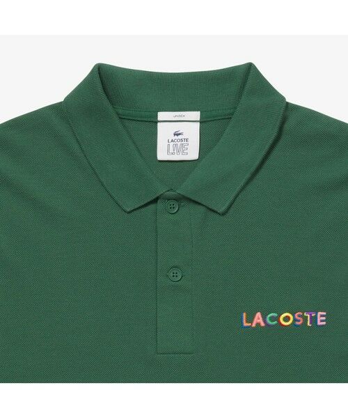 LACOSTE / ラコステ ポロシャツ | LACOSTE L!VE マルチカラーネームポロシャツ | 詳細7