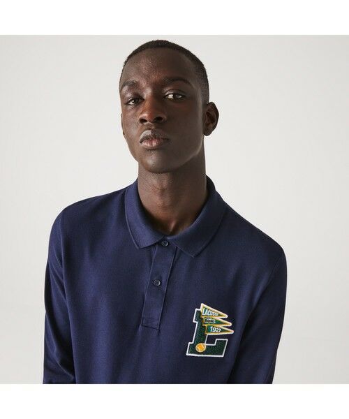 LACOSTE / ラコステ ポロシャツ | イニシャルワッペン長袖ポロシャツ | 詳細3