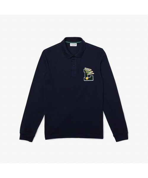 LACOSTE / ラコステ ポロシャツ | イニシャルワッペン長袖ポロシャツ | 詳細4