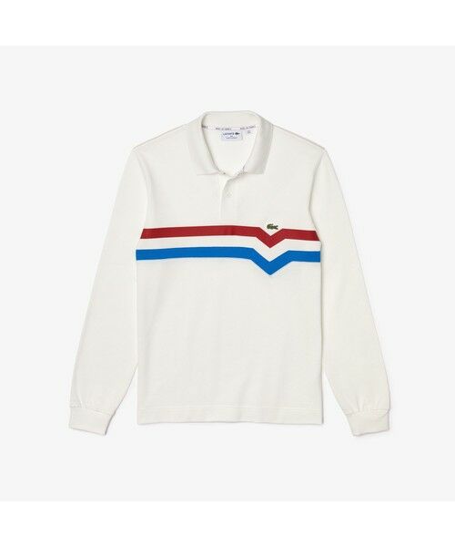 LACOSTE / ラコステ ポロシャツ | メイド・イン・フランス 切り替えラインオーガニックコットンポロシャツ | 詳細10