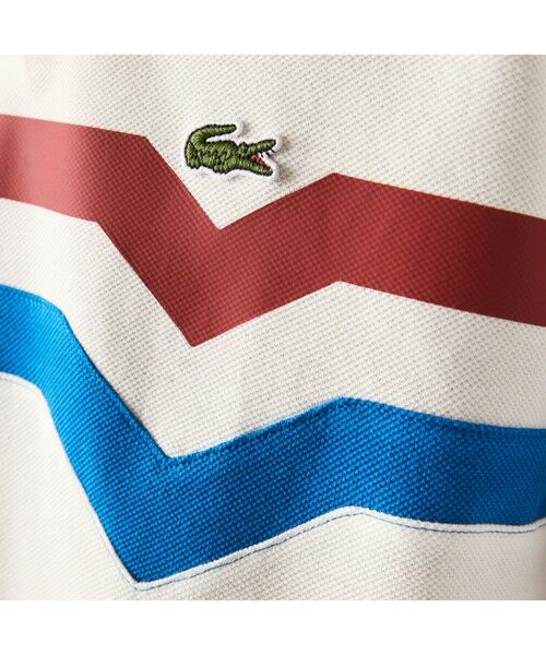 LACOSTE / ラコステ ポロシャツ | メイド・イン・フランス 切り替えラインオーガニックコットンポロシャツ | 詳細11