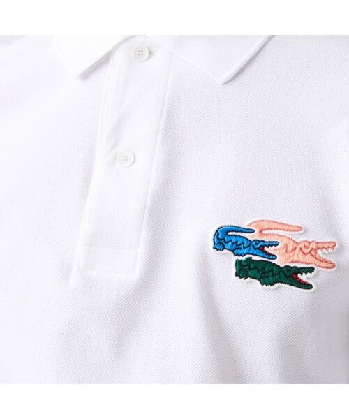 LACOSTE / ラコステ ポロシャツ | マルチクロックエンブレム オーガニックコットン長袖ポロシャツ | 詳細1