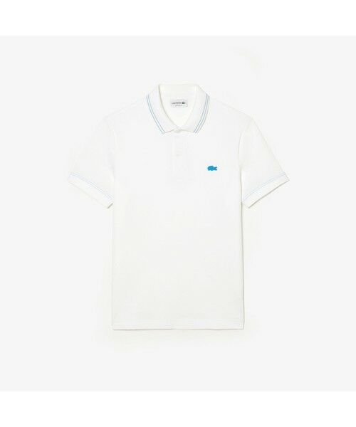 LACOSTE / ラコステ ポロシャツ | 配色ステッチ鹿の子地ポロシャツ | 詳細4