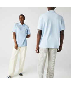 LACOSTE L!VEメタルバッジルーズフィットポロシャツ