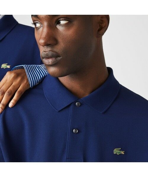 LACOSTE / ラコステ ポロシャツ | LACOSTE L!VEメタルバッジルーズフィットポロシャツ | 詳細2