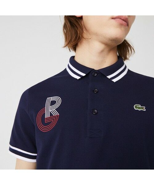 LACOSTE / ラコステ ポロシャツ | 「ローラン・ギャロス」イニシャルプリントポロシャツ | 詳細2