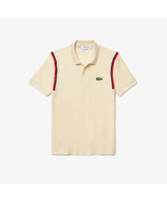 LACOSTE / ラコステ ポロシャツ | アームホールボーダーテーピングオーガニックコットンポロシャツ