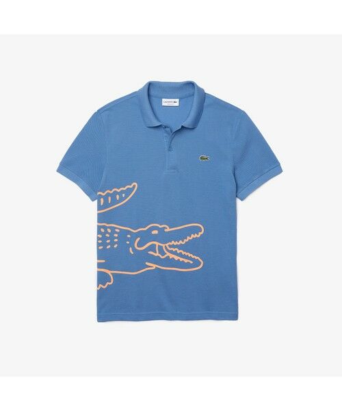 LACOSTE / ラコステ ポロシャツ | オーガニックコットンビッグワニロゴプリントポロシャツ | 詳細6