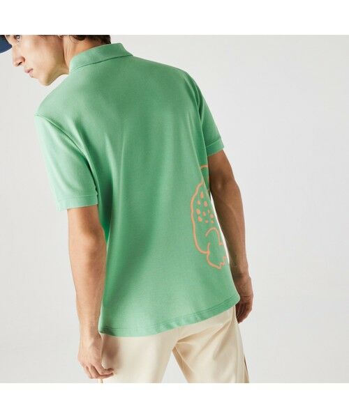 LACOSTE / ラコステ ポロシャツ | オーガニックコットンビッグワニロゴプリントポロシャツ | 詳細18