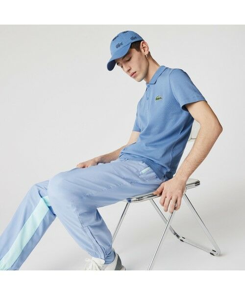 【人気アイテム】ラコステ 半袖 ポロシャツ ビッグサイズ 6 ブルー ワニ