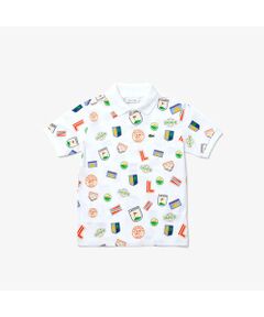 LACOSTE / ラコステ ポロシャツ | BOYS総柄アイコンプリントポロシャツ