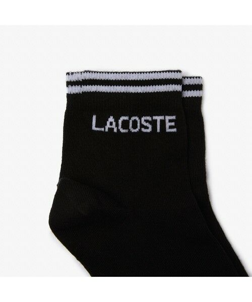 LACOSTE / ラコステ ソックス | ダブルストライプ2Pセットショートソックス | 詳細1