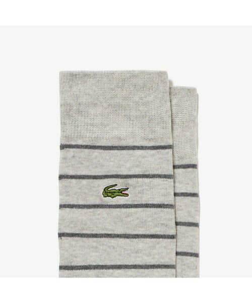 LACOSTE / ラコステ ソックス | ナローボーダークルーソックス | 詳細1