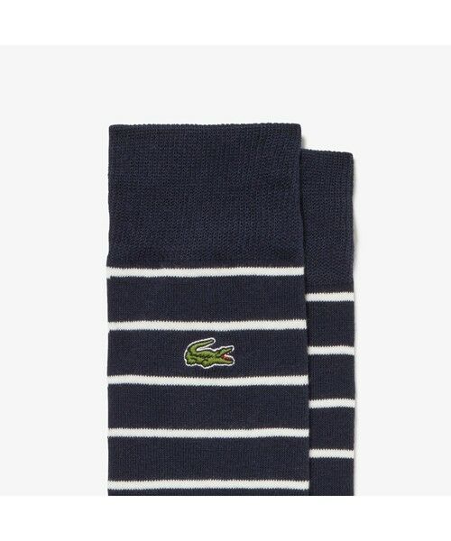 LACOSTE / ラコステ ソックス | ナローボーダークルーソックス | 詳細2