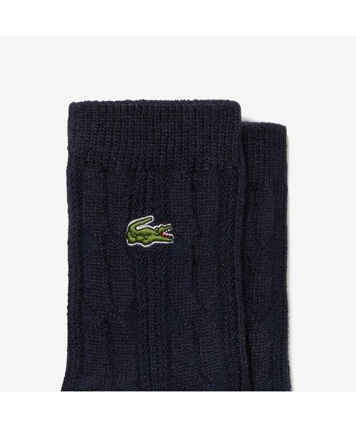 LACOSTE / ラコステ ソックス | ケーブルニットソックス | 詳細1