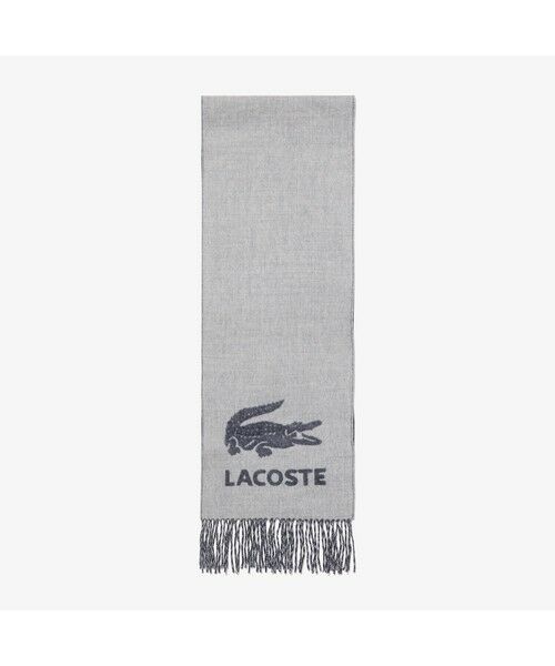 LACOSTE / ラコステ マフラー・ショール・スヌード・ストール | ビッグクロックリバーシブルマフラー | 詳細1