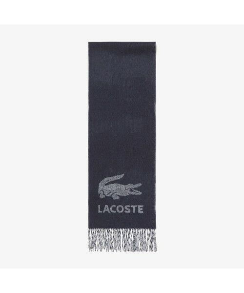 LACOSTE / ラコステ マフラー・ショール・スヌード・ストール | ビッグクロックリバーシブルマフラー | 詳細3