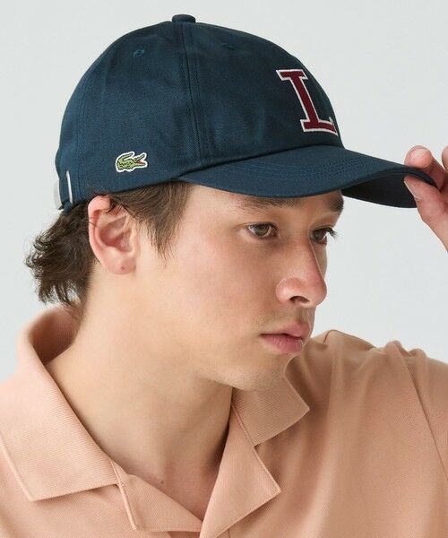 超人気の雑貨店 コットンツイルLロゴキャップ （キャップ）｜LACOSTE / ラコステ 帽子