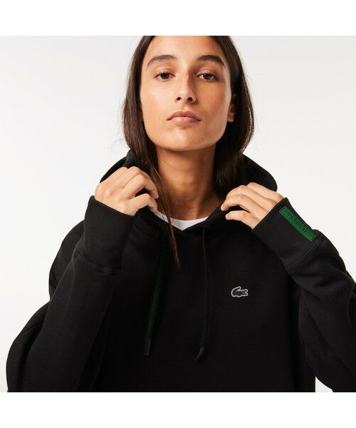 LACOSTE / ラコステ スウェット | ワイド＆クロップドフードスウェットパーカー / フーディー | 詳細6