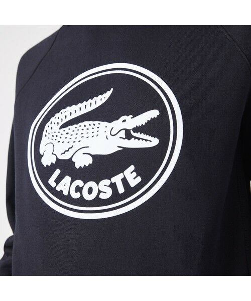 LACOSTE / ラコステ スウェット | フロッキークロックプリントスウェットシャツ | 詳細1