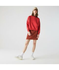 LACOSTE L!VEメタルバッジクルーネックスウェット