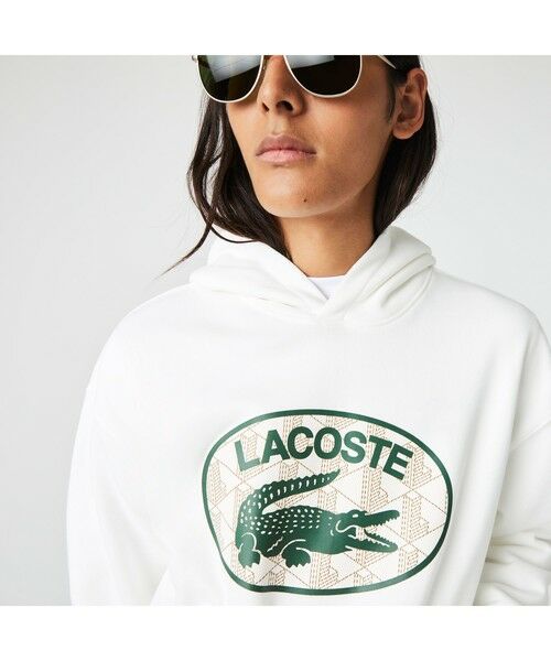 LACOSTE / ラコステ パーカー | モノグラムモチーフラコステプリントフードスウェット | 詳細13