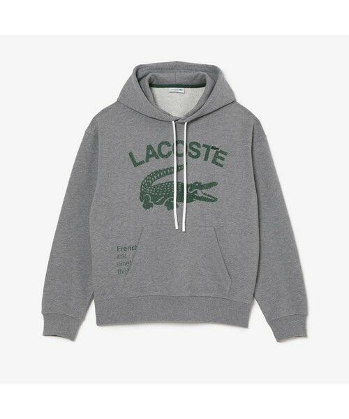 新品未使用！LACOSTE パーカー サイズ3 グレー