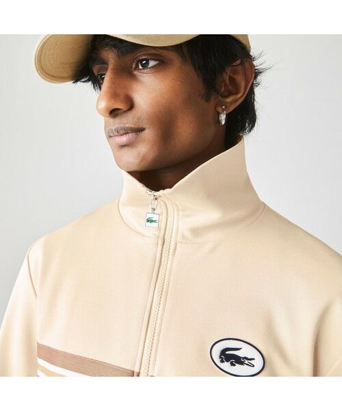 LACOSTE / ラコステ スウェット | ボーダー切り替えレトロトラックジャケット | 詳細3