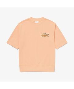 オーバーサイズクロックエンブレムスウェットTシャツ